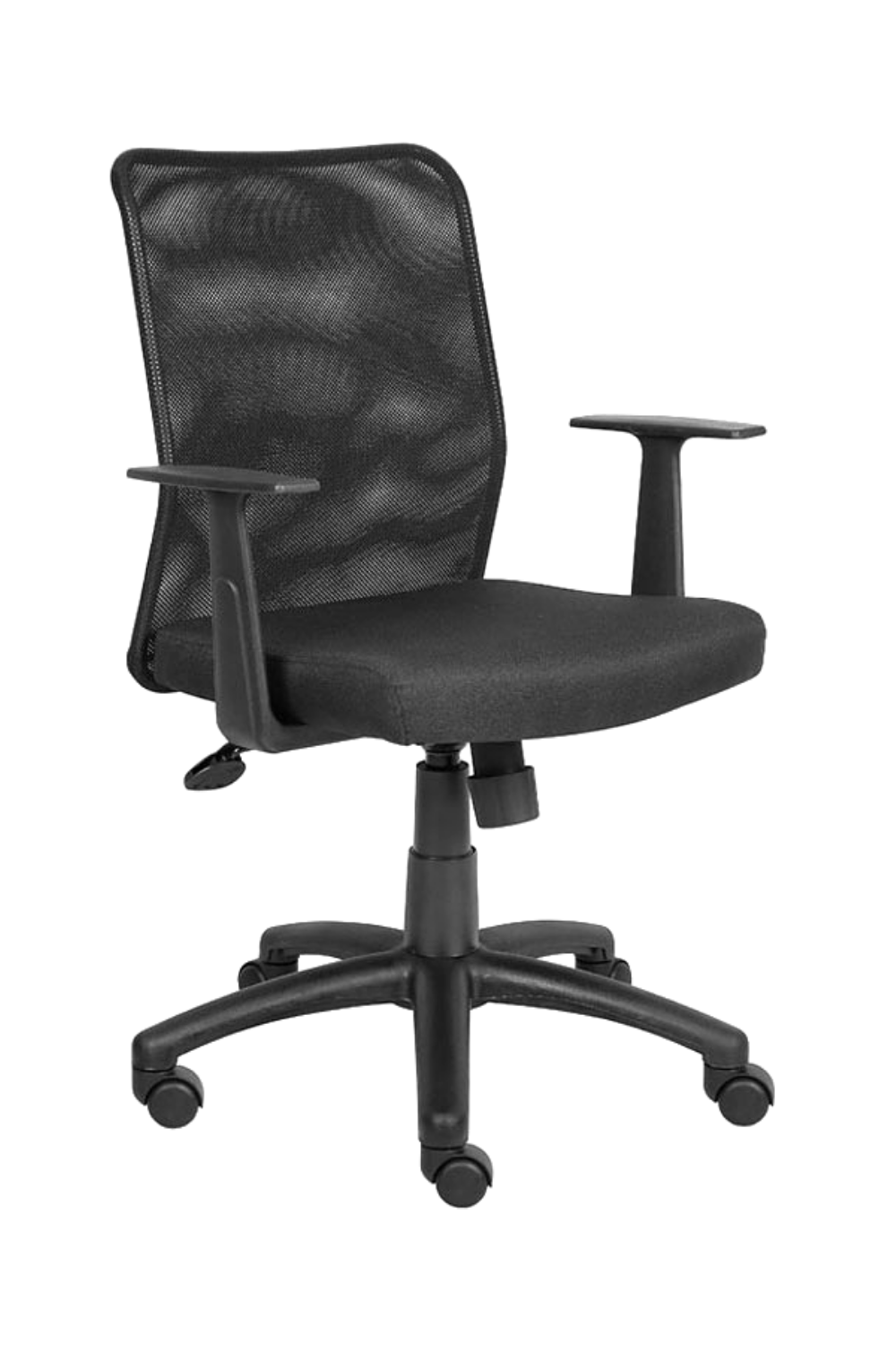 Boss Budget Mesh Task Chair with T-Arms - Ergonomic Office Chair for Home & Work (Models B6105, B6106) - Perfect for Long Hours of Comfortable Sitting