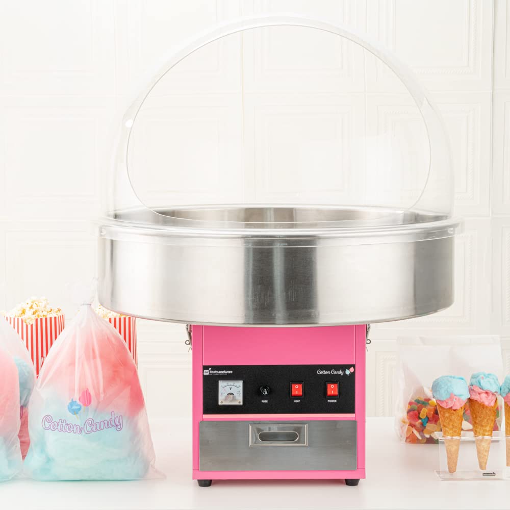 Durable 28 x 15 Inch Acrylic Cotton Candy Machine Cover for Hi Tek 28