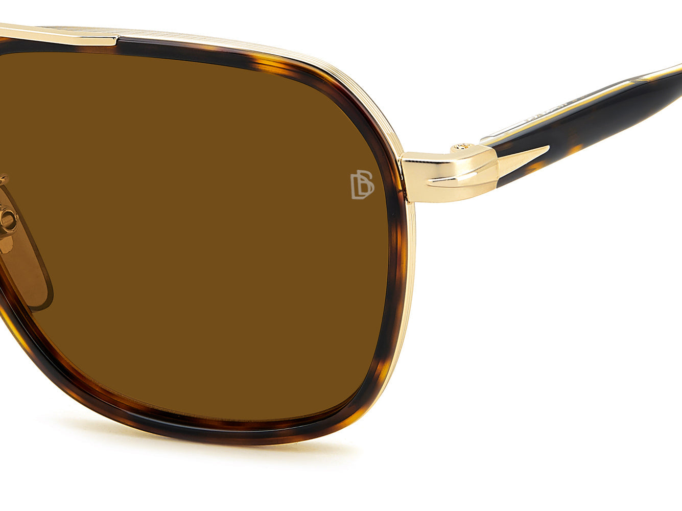David Beckham DB1161/S Sunglasses - Polarized Aviator Style for Men - Perfect for Driving, Outdoor Sports & Fashion Accessories