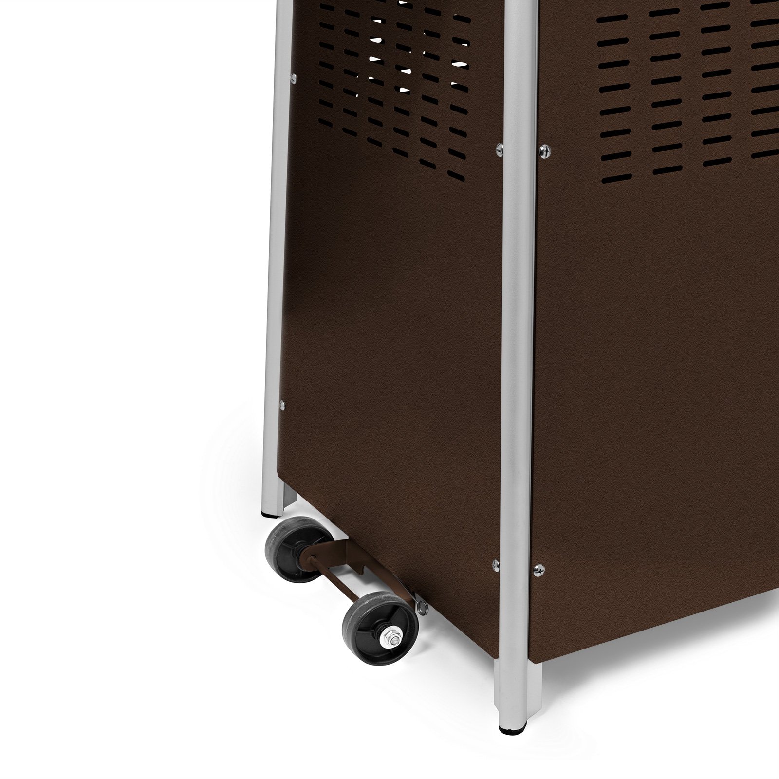 Commercial Outdoor Propane Patio Heater - 50,000 BTU LP Gas Porch & Deck Heater in Mocha - Perfect for Restaurants, Backyards, and Outdoor Events