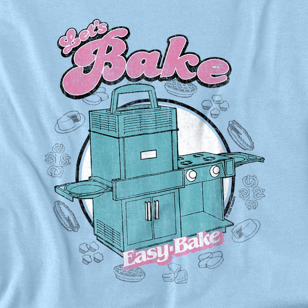 Easy Bake Oven Lets Bake Women's T-Shirt | Fun Baking Themed Graphic Tee for Women | Perfect for Baking Enthusiasts, Gift Ideas & Casual Wear