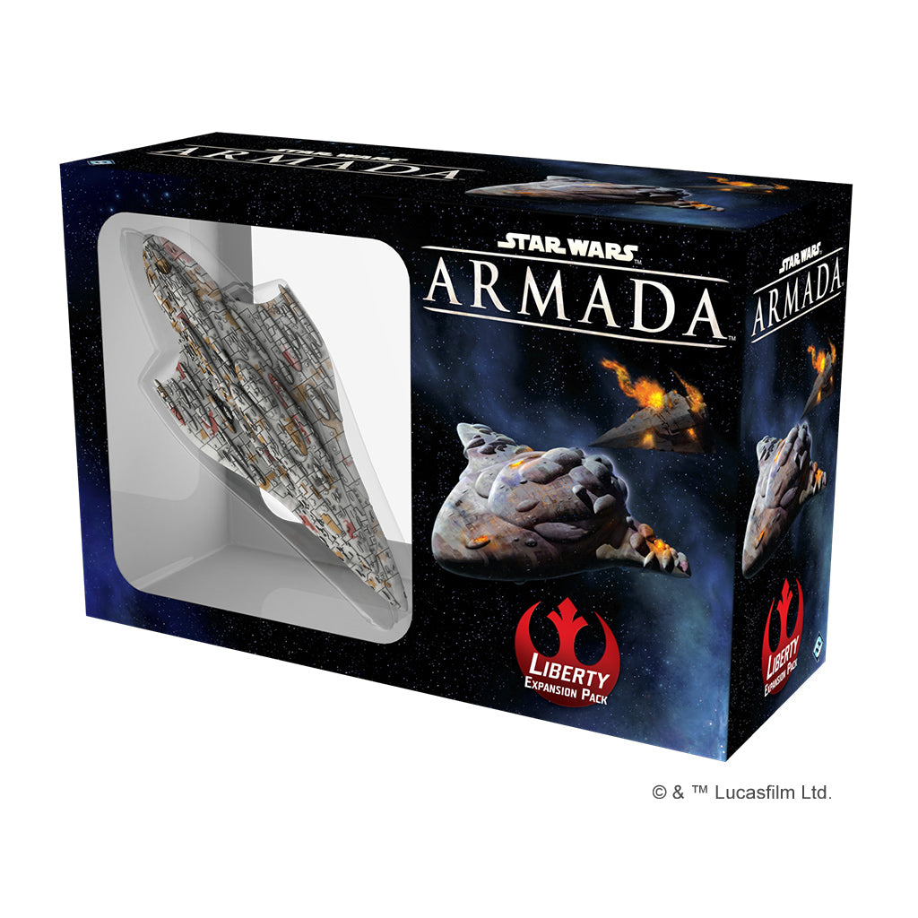 Star Wars Armada Liberty Class Cruiser Expansion Pack | Galactic Empire Starship Model | Tabletop Strategy Game for Collectors & Wargaming Enthusiasts | Perfect for Star Wars Themed Game Nights & Battles