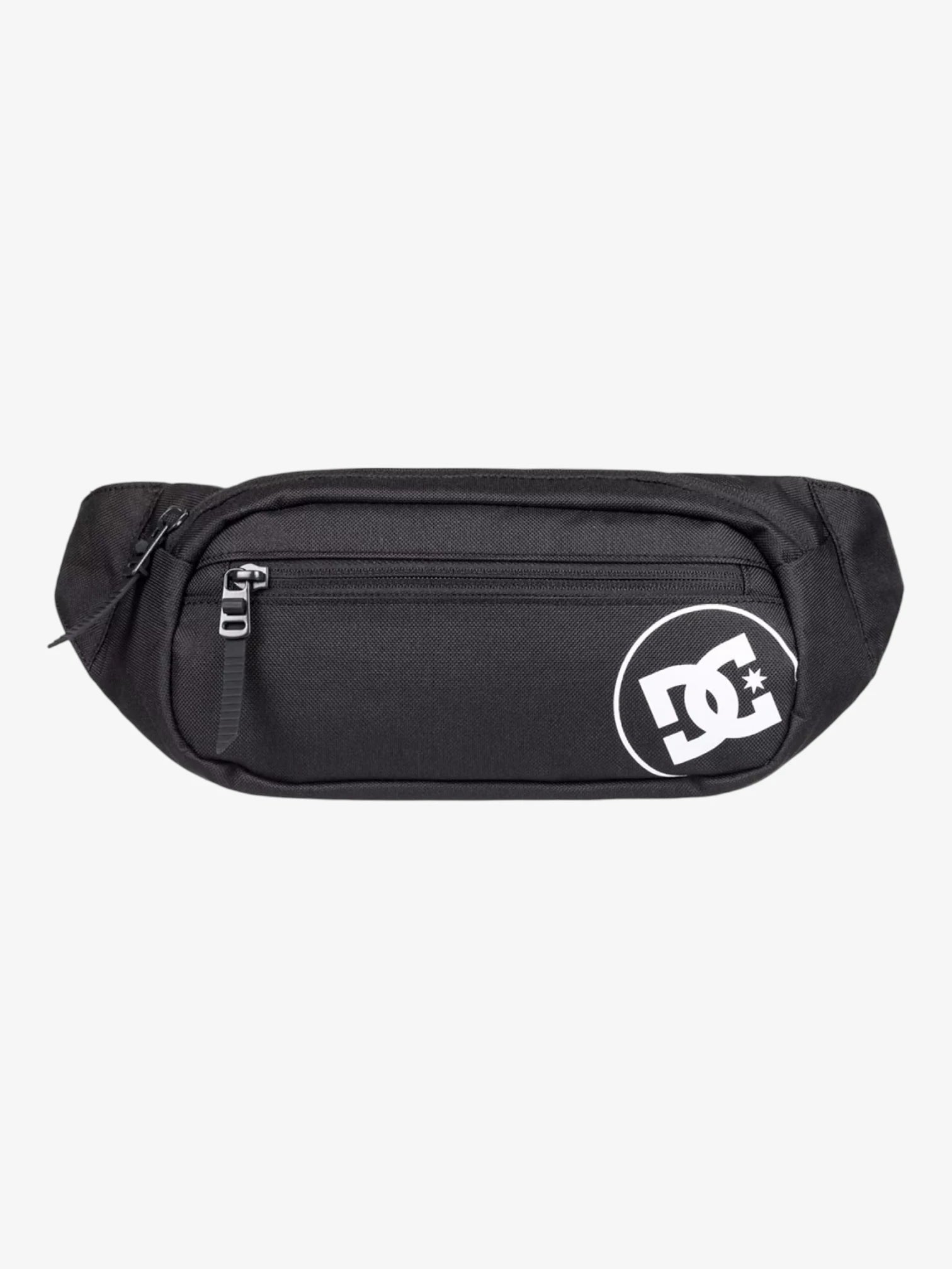 DC Shoes Black Waist Bag - Stylish & Durable Fanny Pack for Men & Women - Perfect for Hiking, Travel, Gym & Everyday Use