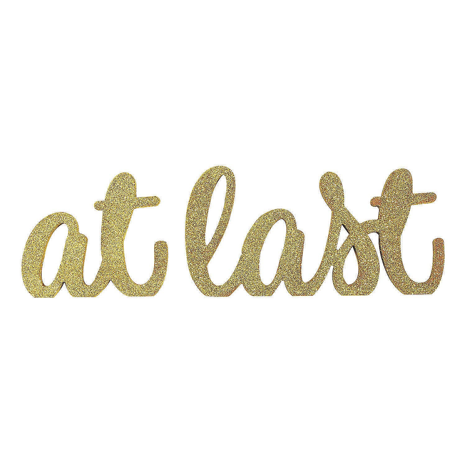At Last Tabletop Signs - 2 Pack Rustic Home Decor Signs for Farmhouse, Kitchen & Living Room - Perfect for Wall Art, Shelf Decor & Gift Giving