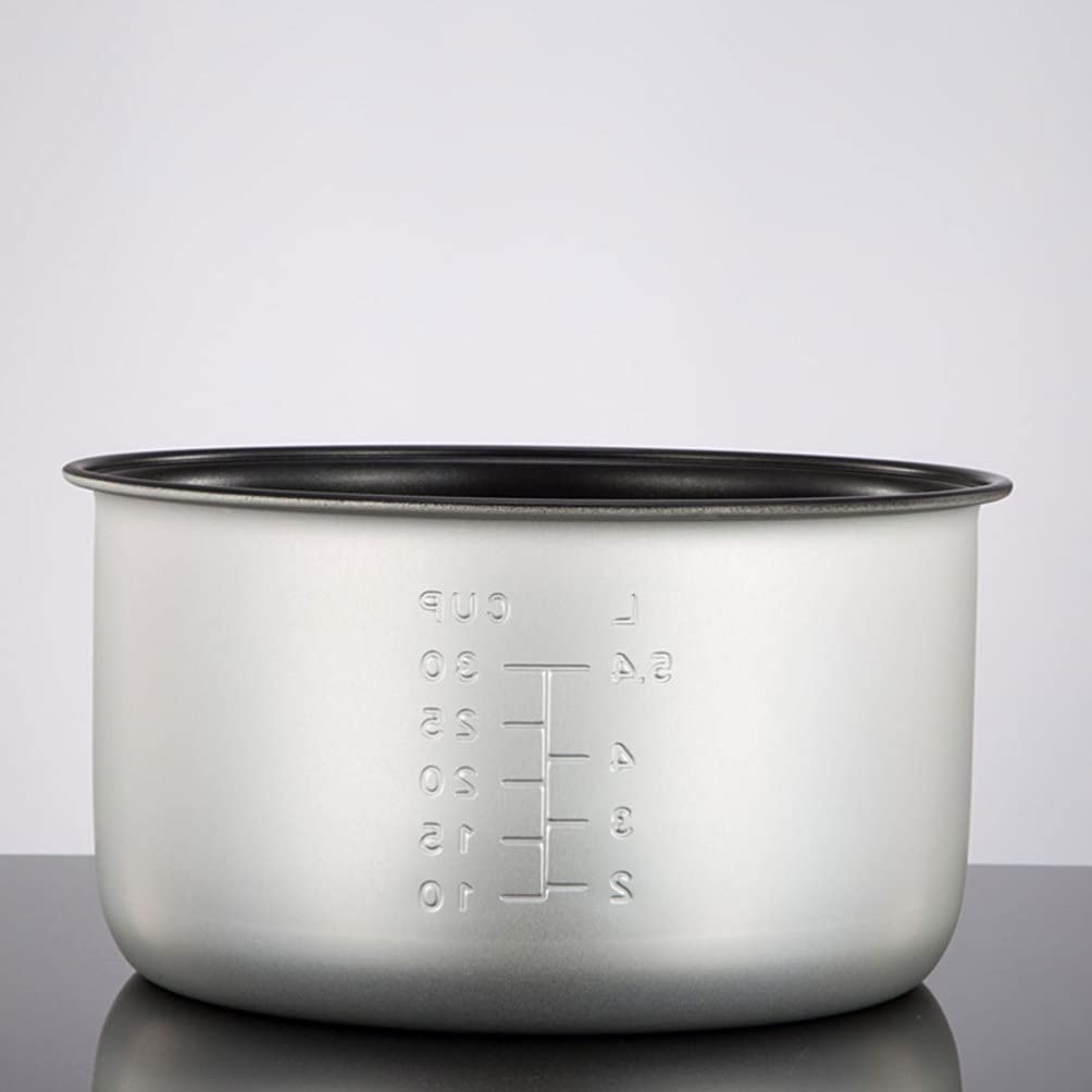 Hemoton 2L/2Qt Nonstick Rice Cooker Inner Pot Replacement - Compatible with Most Rice Cookers - Perfect for Cooking Rice, Soup, and Stews at Home or Office