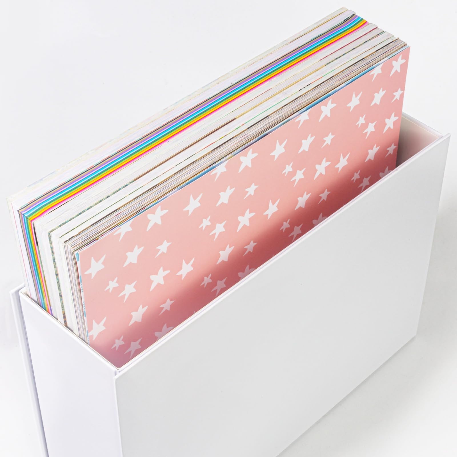 12x12 Scrapbook Paper Storage Organizer - 2 Pack | 12