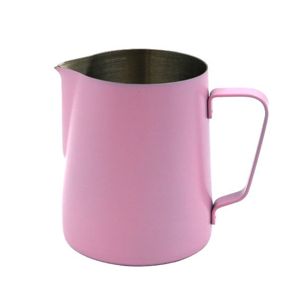 Premium Rhino Classic Milk Frothing Pitcher 450ml (15oz) - Barista-Grade Stainless Steel Milk Jug for Perfect Latte Art & Cappuccino Foam - Ideal for Home & Professional Coffee Shops, Cafes, and Espresso Bars