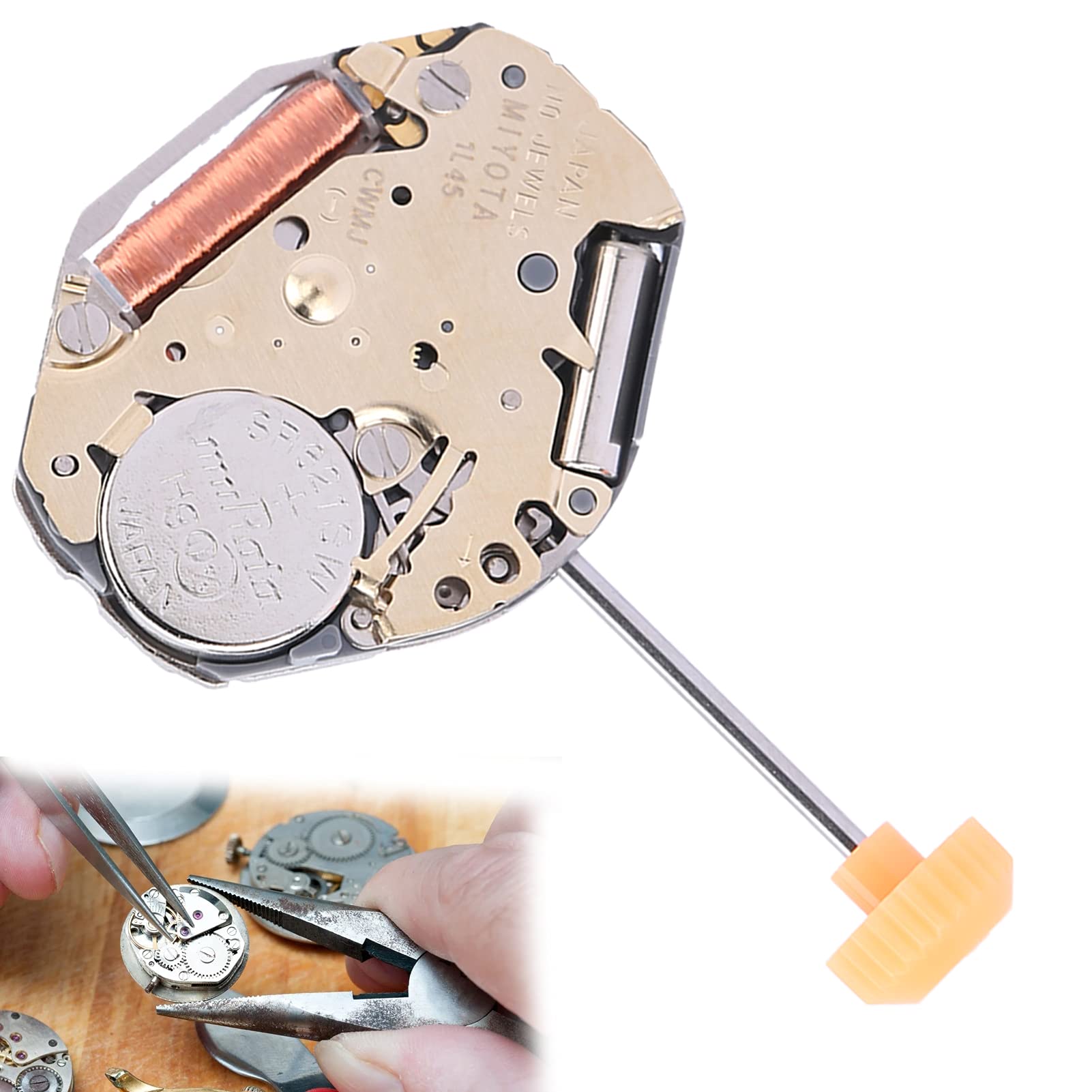 High-Quality Quartz Watch Movement Replacement - Durable Watch Repair Parts for Professional Maintenance & Accessories | Perfect for DIY Watch Fixes & Upgrades