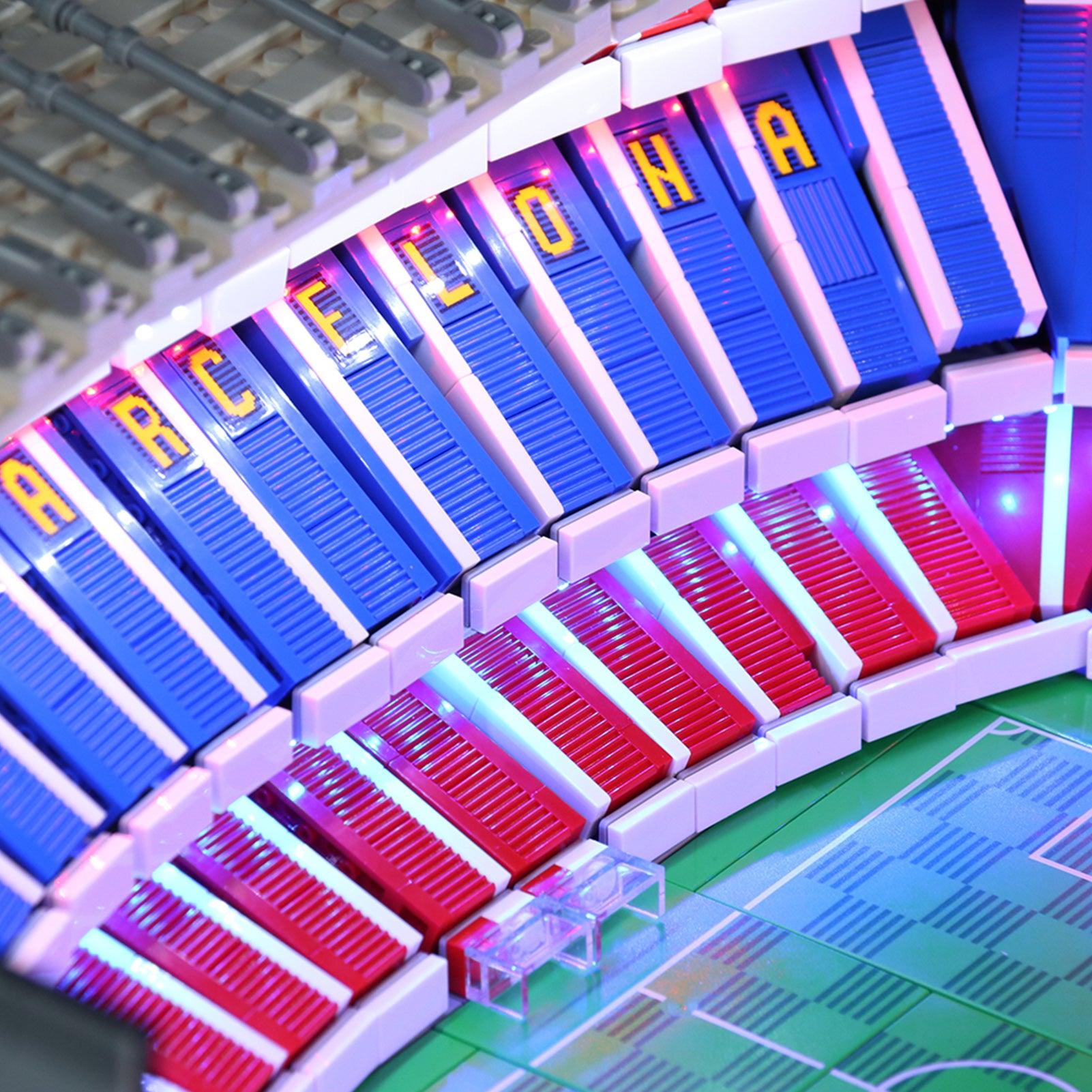 LEGO City Camp Nou FC Barcelona 10284 Light Kit – LED Lighting Set for LEGO Stadium Model – Perfect for Display & Nighttime Showcase