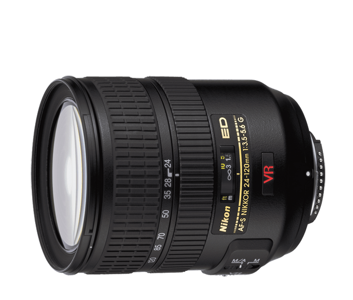 Nikon AF-S NIKKOR 24-120mm f/3.5-5.6G ED VR Zoom Lens for DSLR Cameras - Professional Photography, Travel & Portrait Shooting