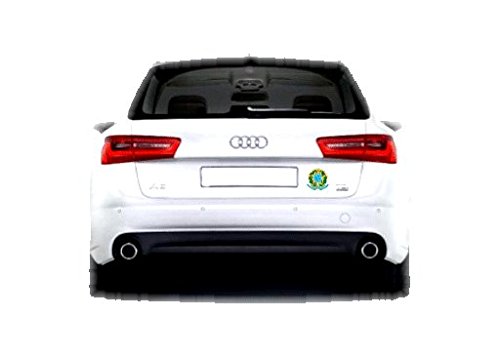 Brazil Coat of Arms Die-Cut Car Decal - 4.3