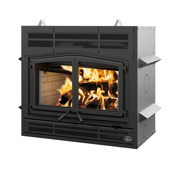 Osburn Horizon OB04010 High Efficiency Wood Burning Fireplace Insert Bundle - Perfect for Cozy Home Heating & Energy Savings