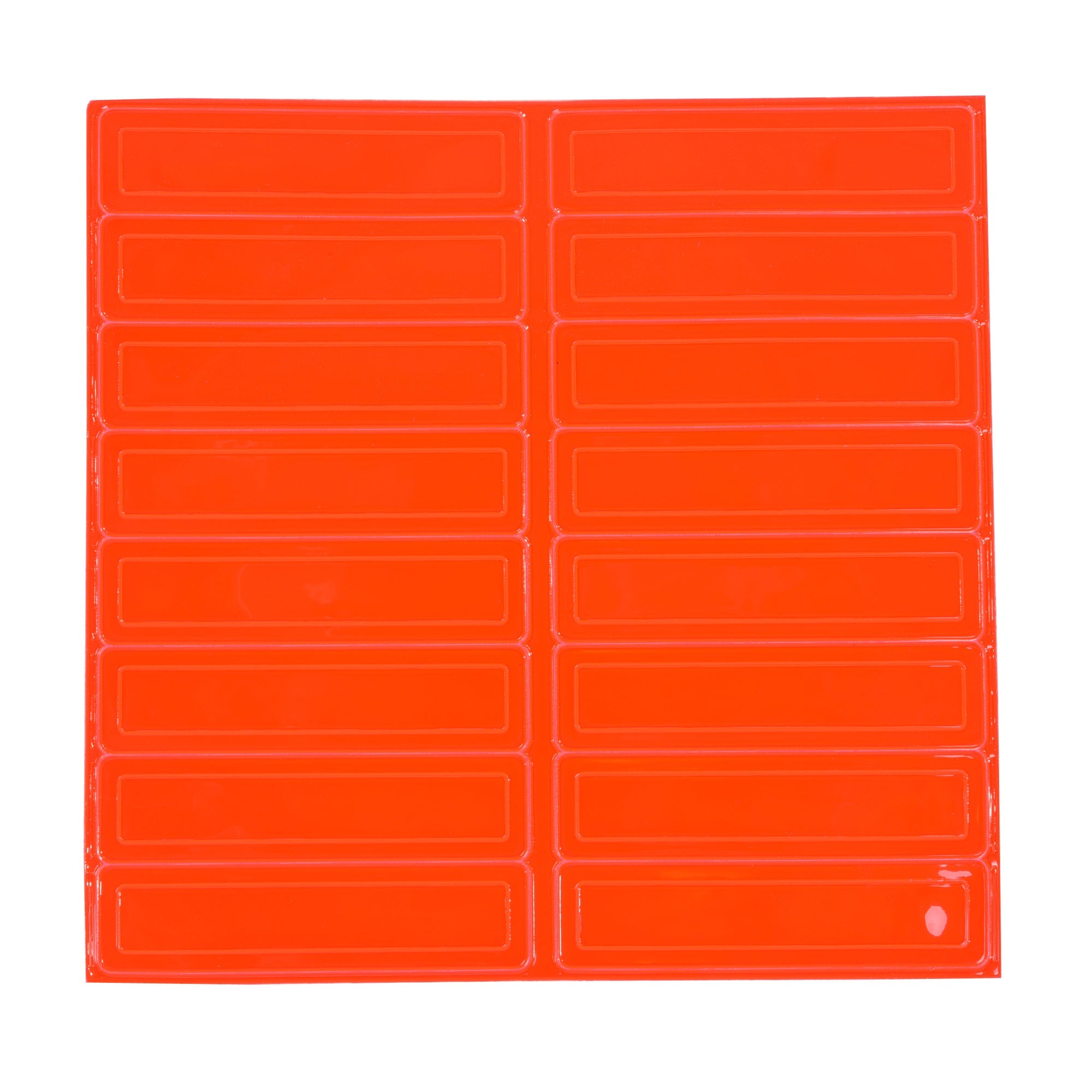 2W High Visibility Reflective Helmet Stickers for Safety - Waterproof & Durable Bike, Motorcycle, Construction & Night Work Gear