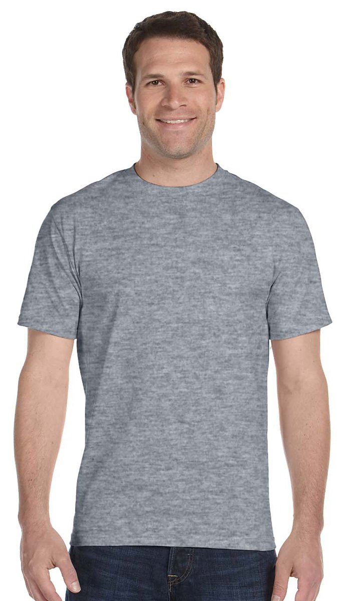 Gildan Men's G800 Heavy Cotton T-Shirt - Soft Comfortable Crewneck Tee for Casual Wear, Workout & Everyday Use