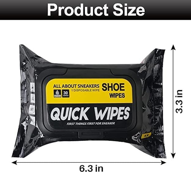 KD ZONE Shoe Wipes for Sneakers - 80 Count Pack | Quick Stain Remover & Instant Shoe Cleaner Wipes | Gentle on Leather, Canvas & Athletic Shoes | Perfect for Gym, Travel & Everyday Shoe Care