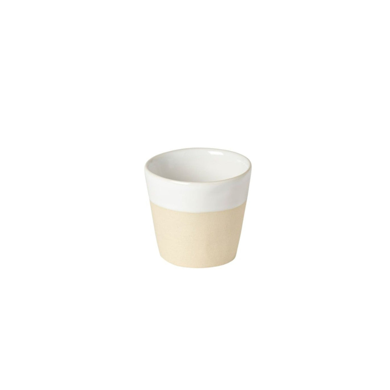 Premium Costa Nova Grespresso Nature Espresso Cup Set - Natural White Ceramic Coffee Cups for Home, Cafe & Office Use - Perfect for Espresso, Cappuccino & Latte