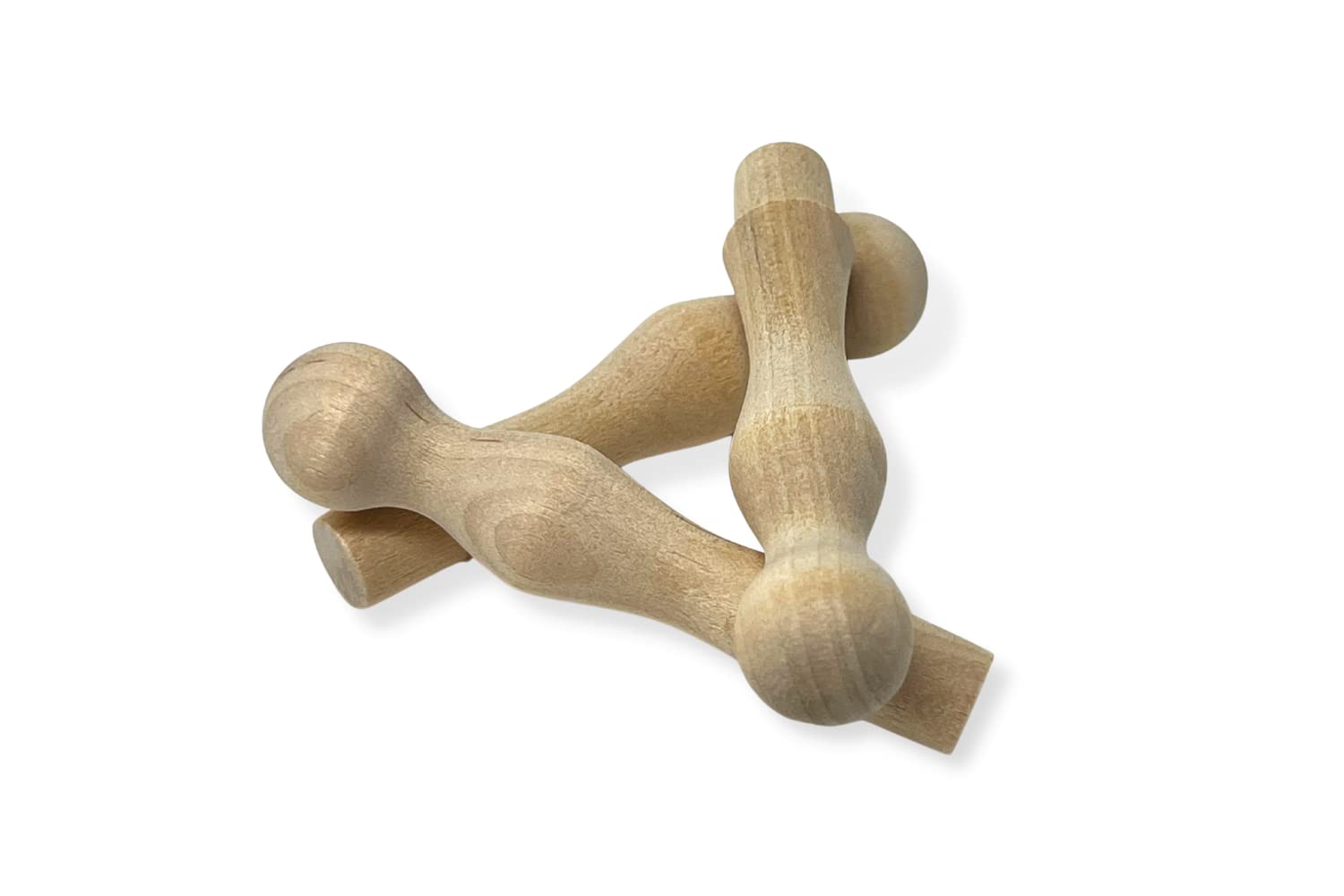 2.5 Inch Unfinished Birch Wood Coffee Mug Hooks - Smooth Sanded Pegs for Kitchen & DIY Projects (10-Pack) - Perfect for Hanging Mugs, Towels, or Organizing Small Items