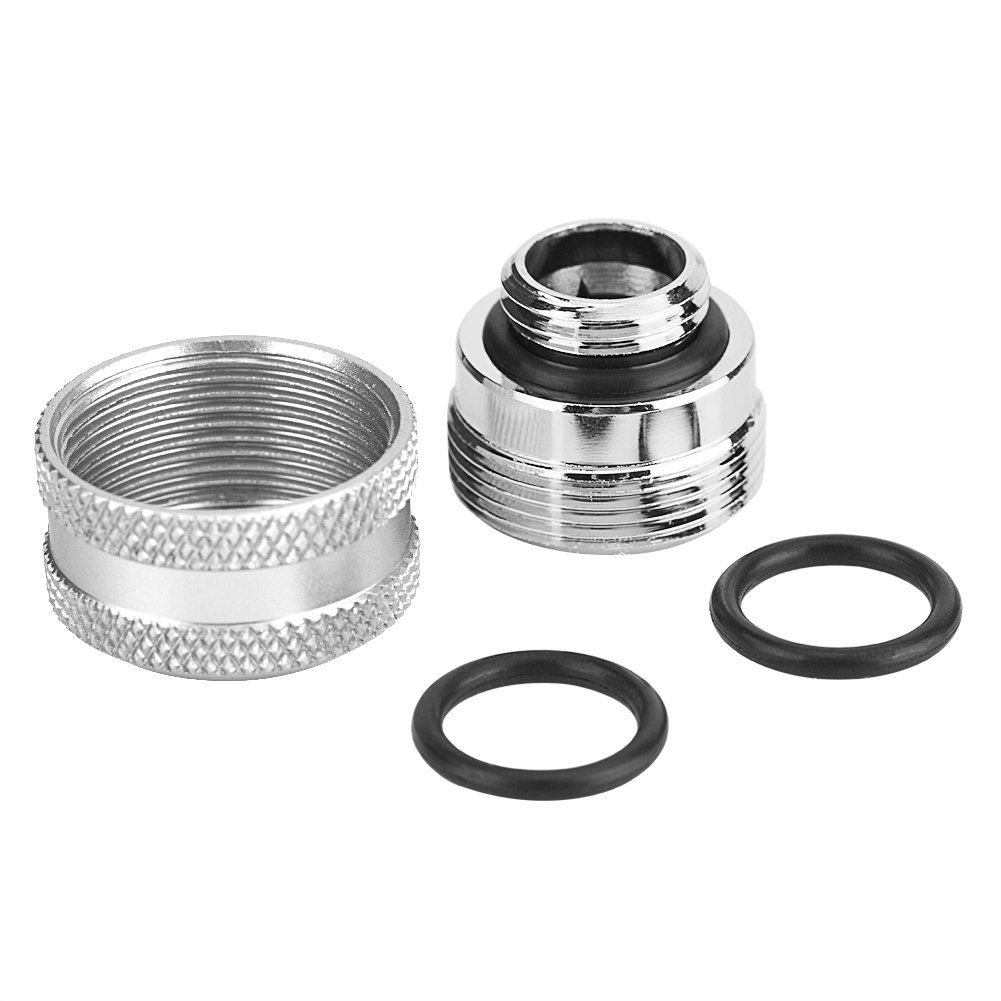 4Pcs Brass PC Water Cooling Fittings - 16mm OD Compression Fittings with Triple-Layer Sealing Rings for Acrylic Tubes - Silver Computer Liquid Cooling System Components for Gaming Rigs & High-Performance PCs