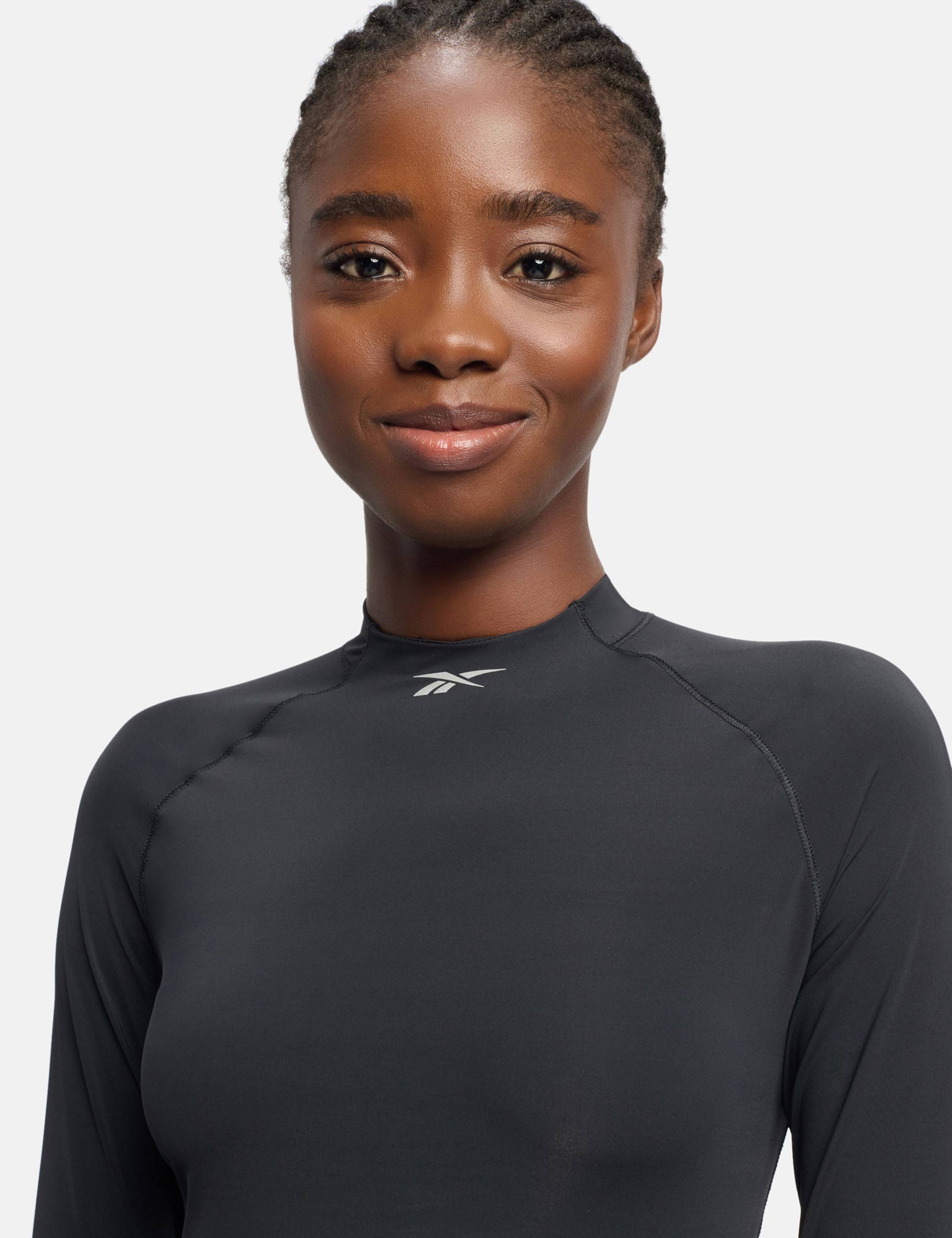 Speed Long Sleeve Top for Women - Breathable Workout Shirt, Black - Perfect for Running, Yoga & Gym Training