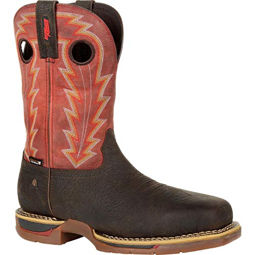 Brown and Red
