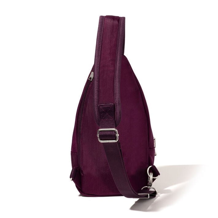 Baggallini Securtex Anti-Theft Crossbody Sling Bag for Women - RFID Blocking, Lightweight & Secure Travel Purse - Perfect for Day Trips, Commuting, and Shopping