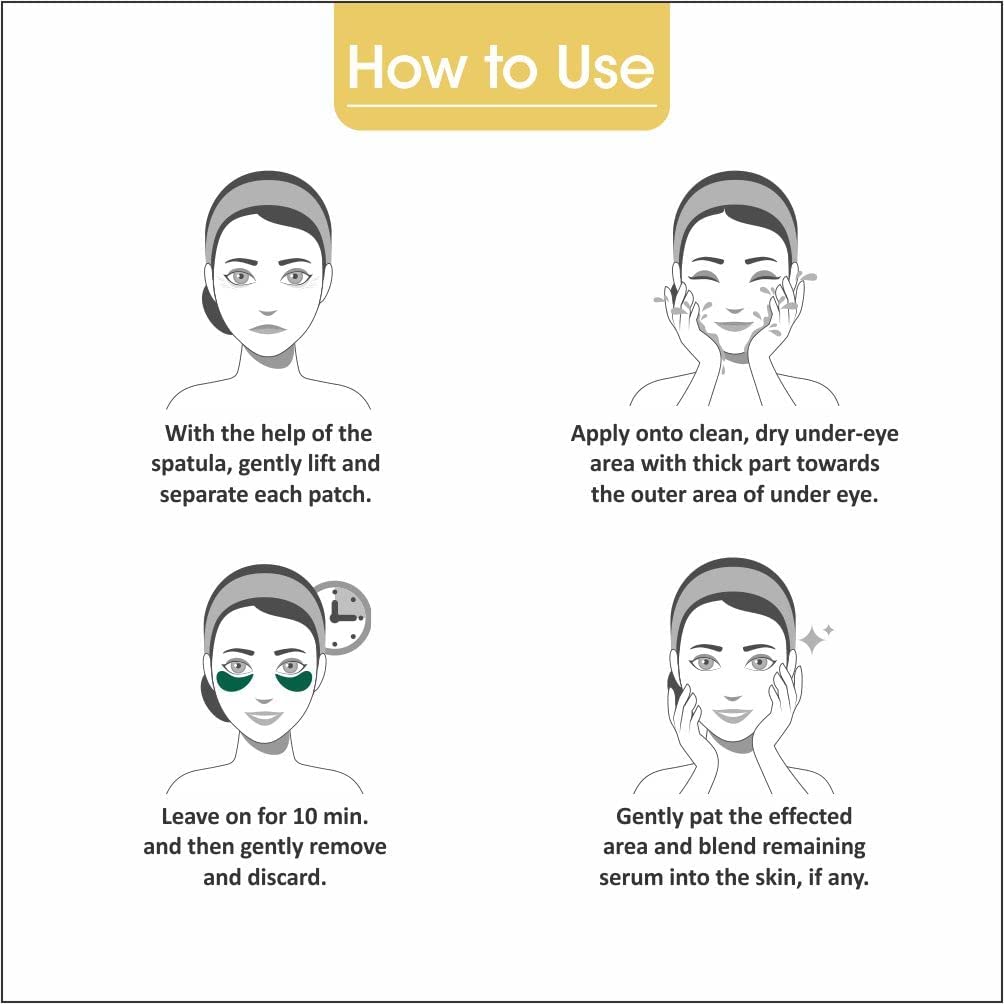 Hydrating Under Eye Patches for Puffy Eyes & Dark Circles - Rejuvenating Eye Mask Treatment for Wrinkles & Fine Lines - Perfect for Morning Routine, Travel & Post-Workout Recovery