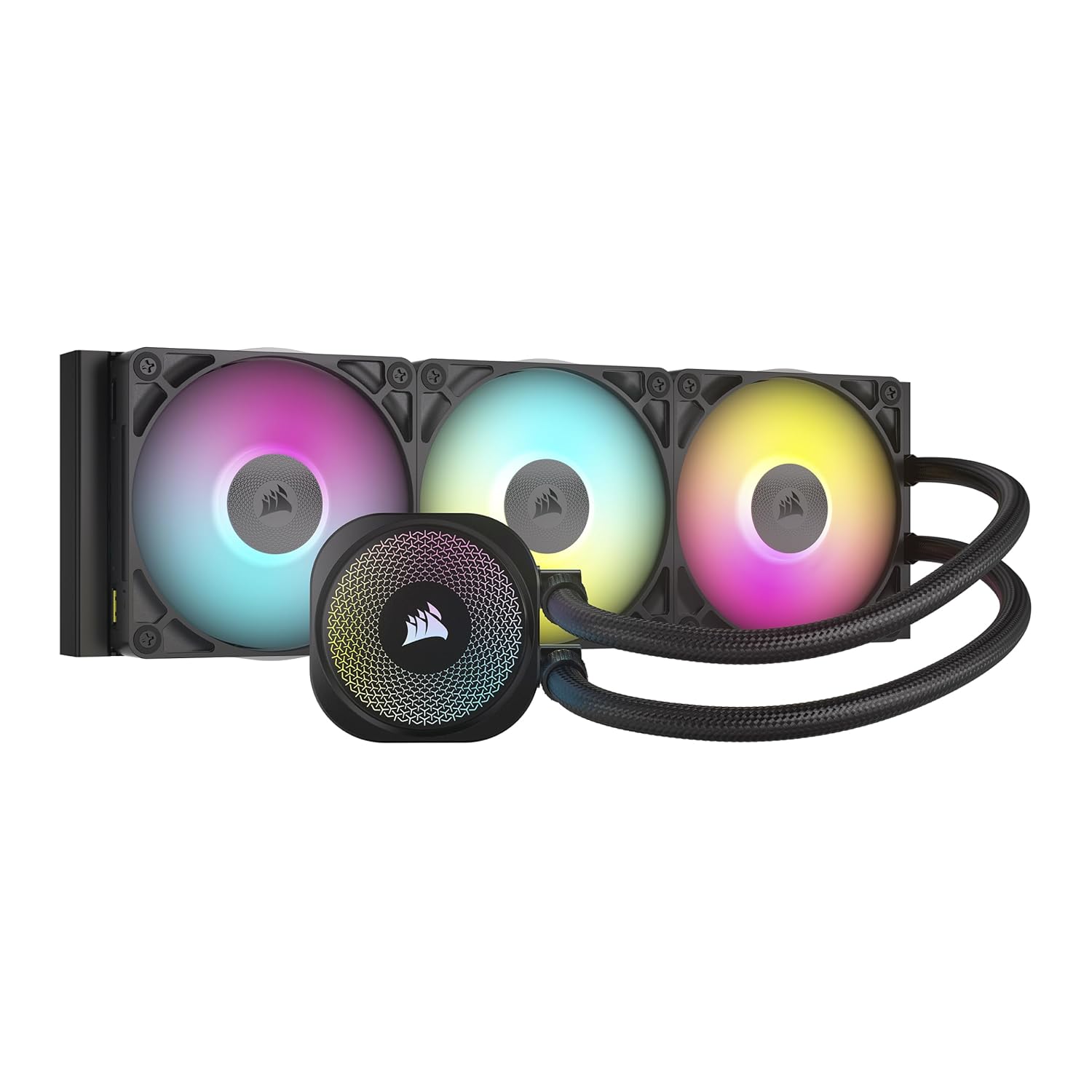 Corsair iCUE Link Titan 360 RX RGB 360mm AIO Liquid CPU Cooler - High Performance Cooling for Intel & AMD Processors - Perfect for Gaming PCs, Workstations & Overclocking