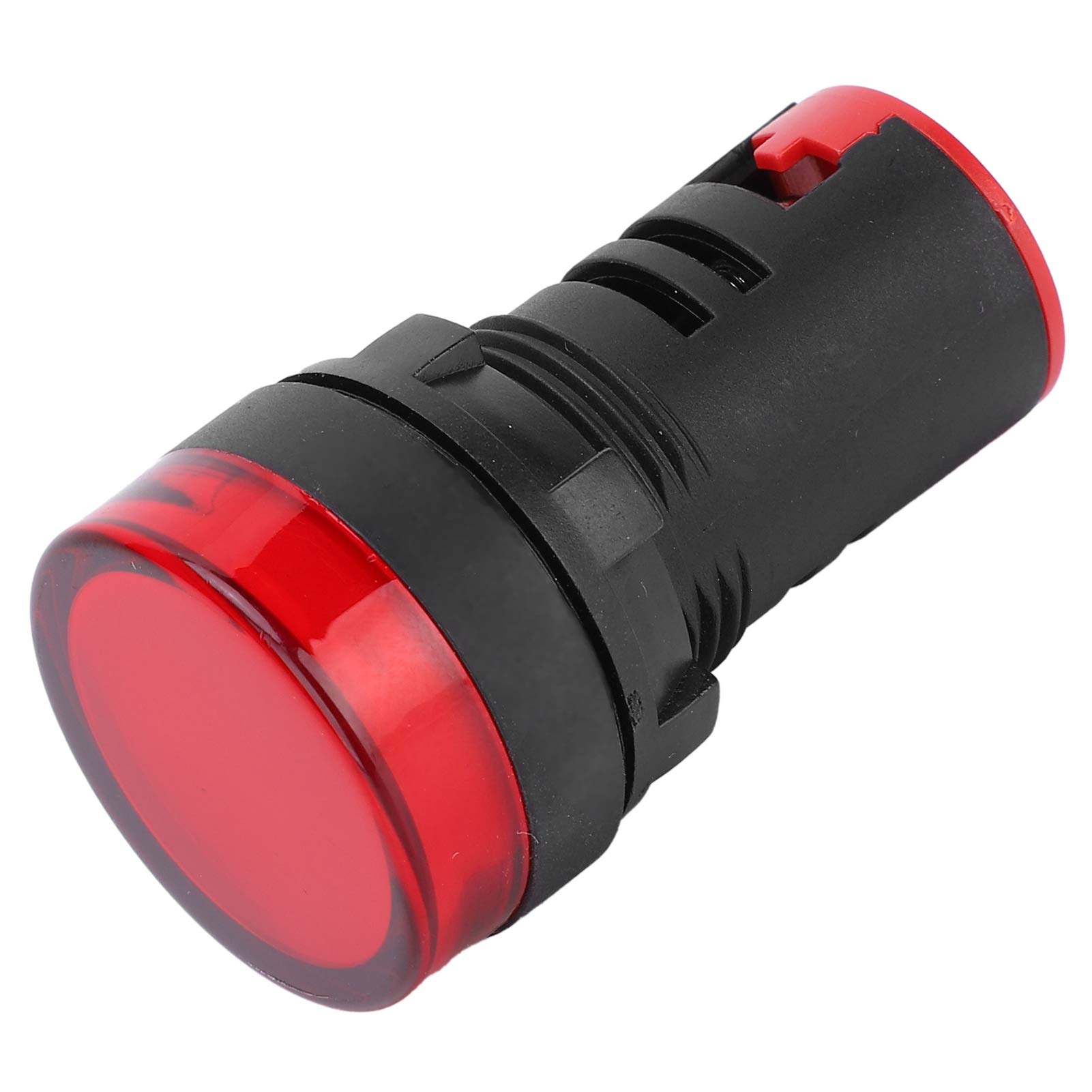 Fafeicy 22mm Red LED Signal Light - High Brightness 40cd Mount Lamp for Indicators, Warning Signals & Buttons | Perfect for Industrial Equipment, Control Panels & Safety Alarms
