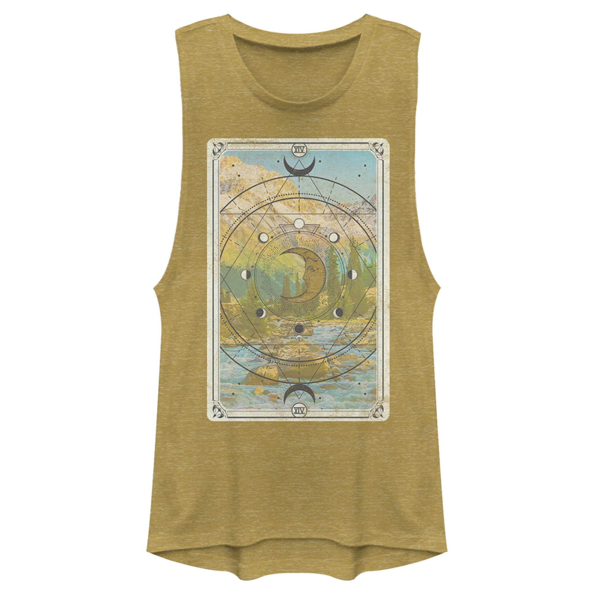 Women's Tarot Card Muscle Tank for Outdoor & Yoga