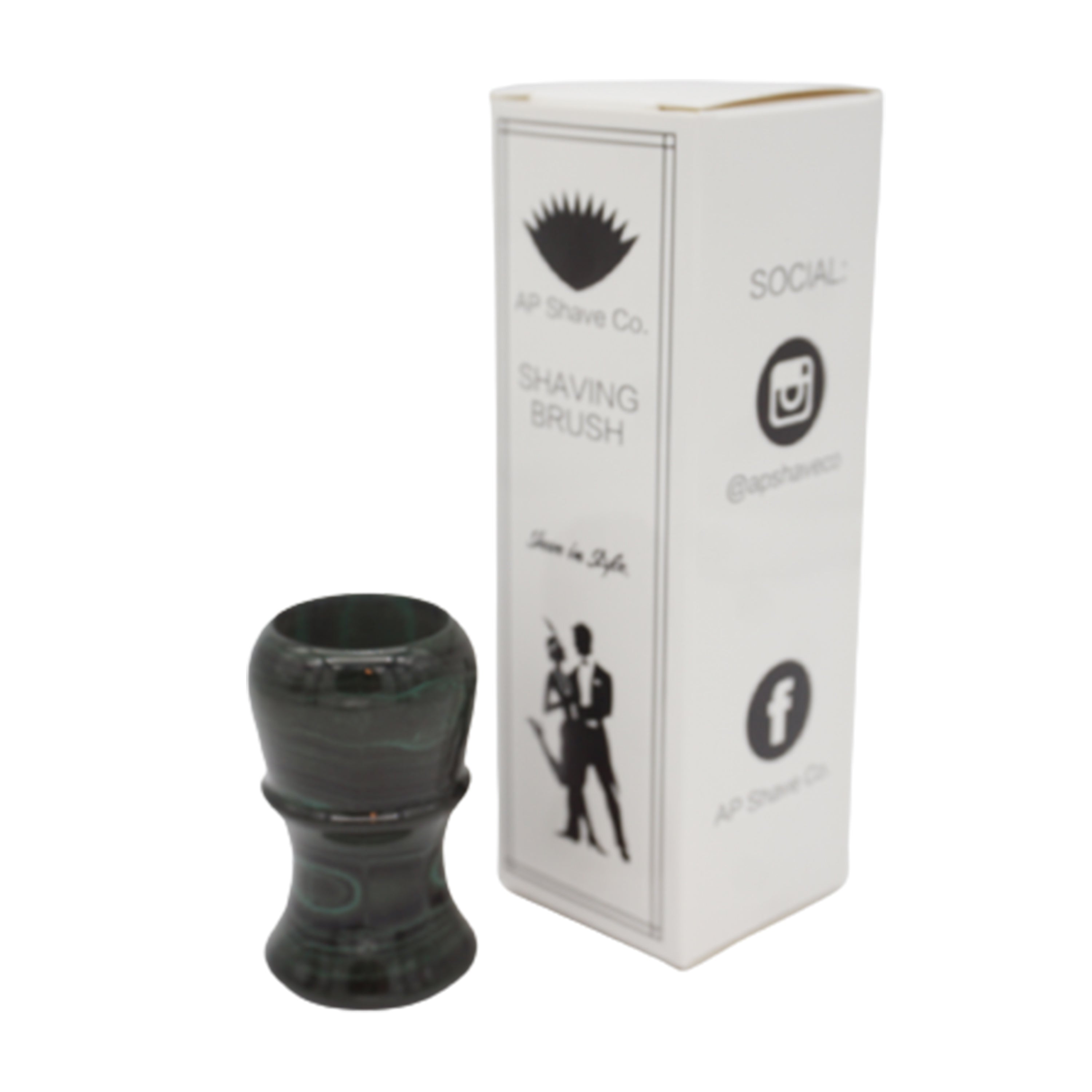 Premium Handcrafted Jaguar Ebonite Shaving Brush Handle - Fits 24mm & 26mm Knots - Perfect for Wet Shaving & Grooming Gifts for Men