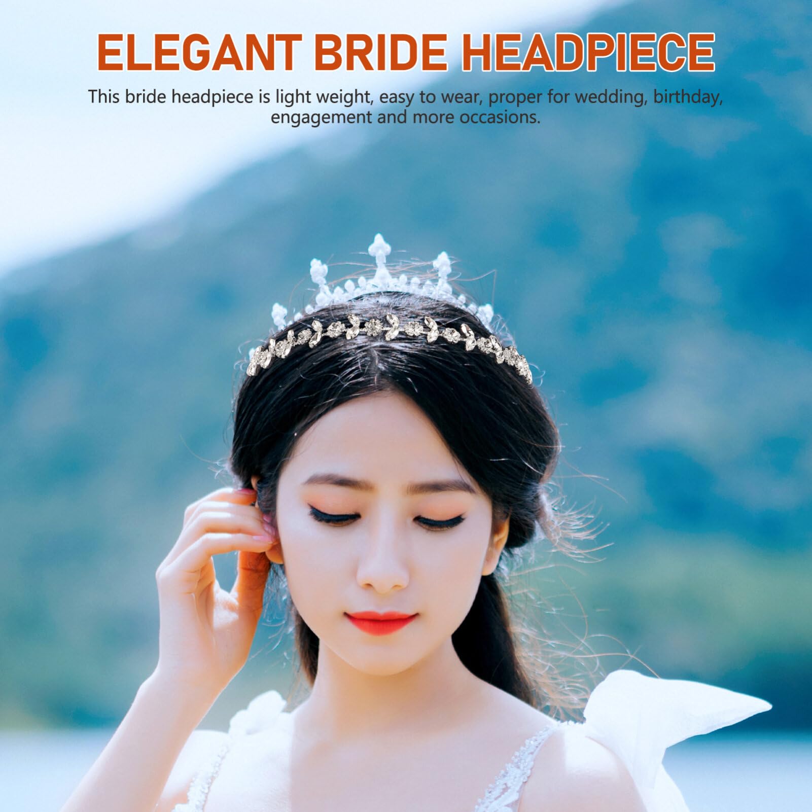 GALPADA Bridal Hair Accessories Set - Rhinestone Headbands, Hair Ties & Wedding Hairpieces for Women & Girls - Elegant Alloy Hair Jewelry for Brides, Bridesmaids & Special Occasions | Perfect for Weddings, Prom, Parties & Formal Events