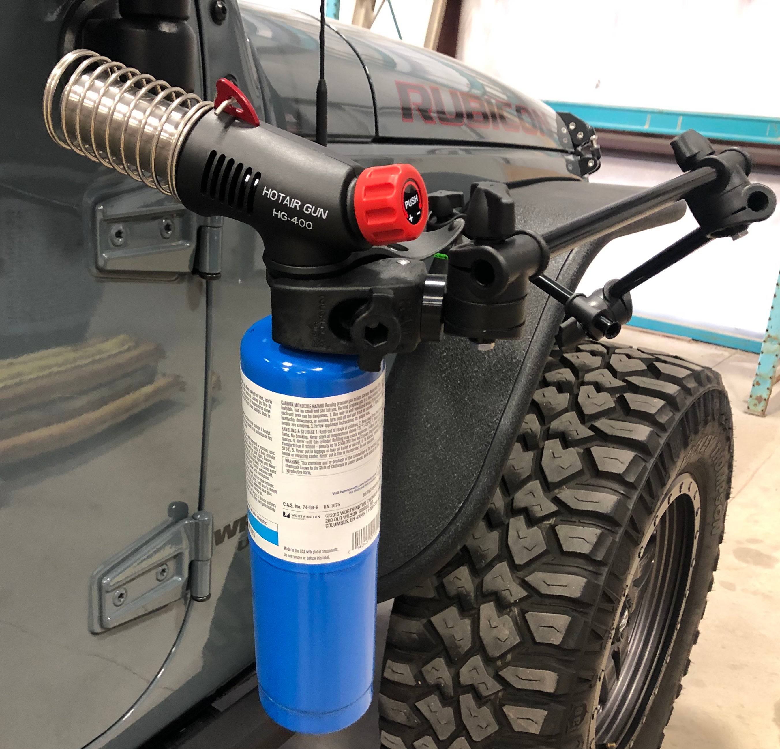 Portable Propane Heat Gun for Soldering - High Temperature Torch for DIY, Electronics Repair & Craft Projects - Perfect for Welding, Shrinking Tubing & Thawing Pipes