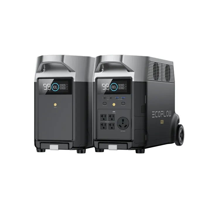 EcoFlow DELTA Pro Portable Power Station with Smart Extra Battery - Solar Generator for Home Backup, Camping & Outdoor Adventures