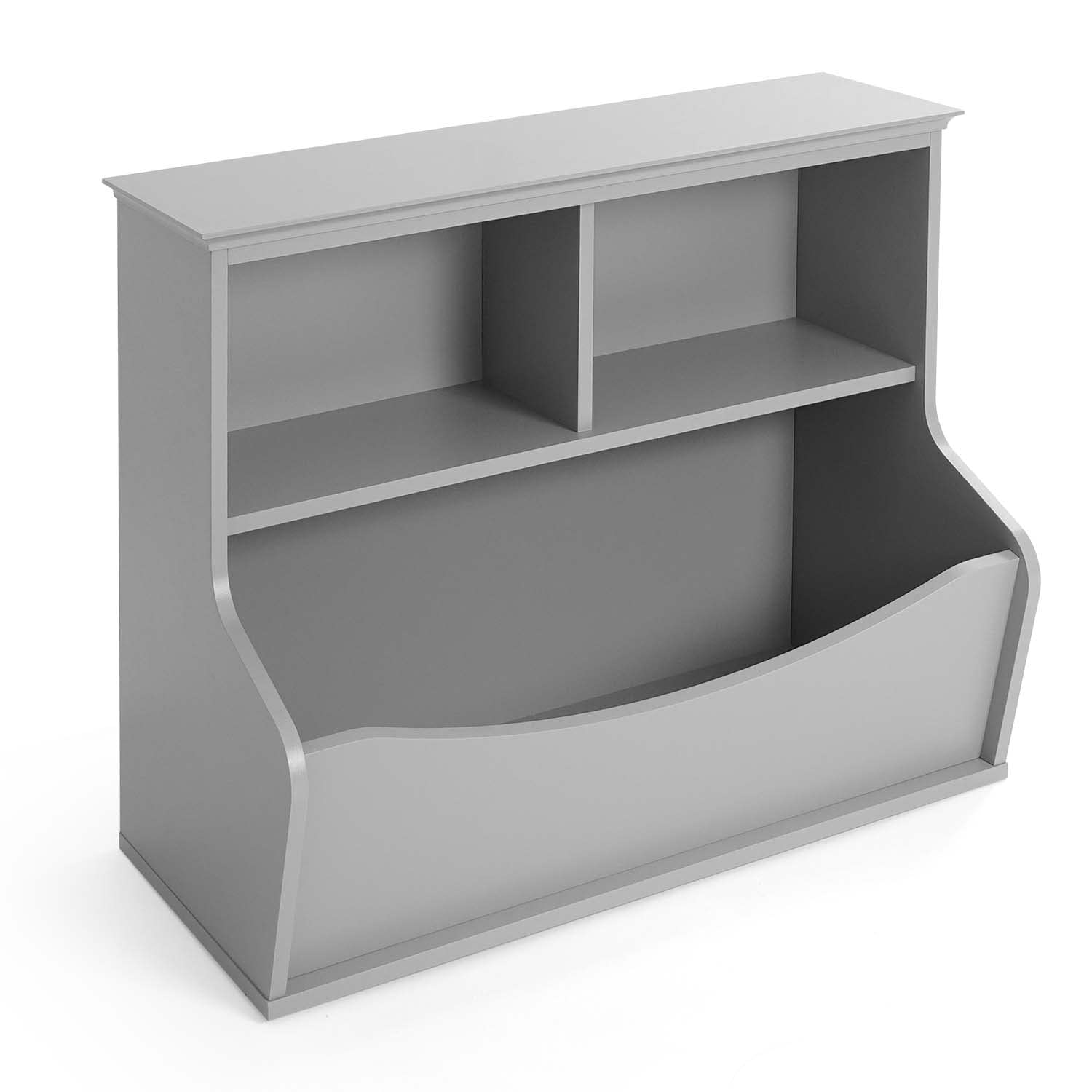 CAPHAUS Kids' Multifunctional Book and Toy Storage Cubby - Open Shelf Organizer for Nursery, Playroom, Closet - Home Organization Toy Bookcase | Perfect for Kids' Room, Daycare & Montessori Classroom Organization