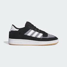 Adidas Centennial 85 Low ADV Sneakers - Men's Black/Grey/Cloud White Retro Running Shoes for Casual Wear & Street Style