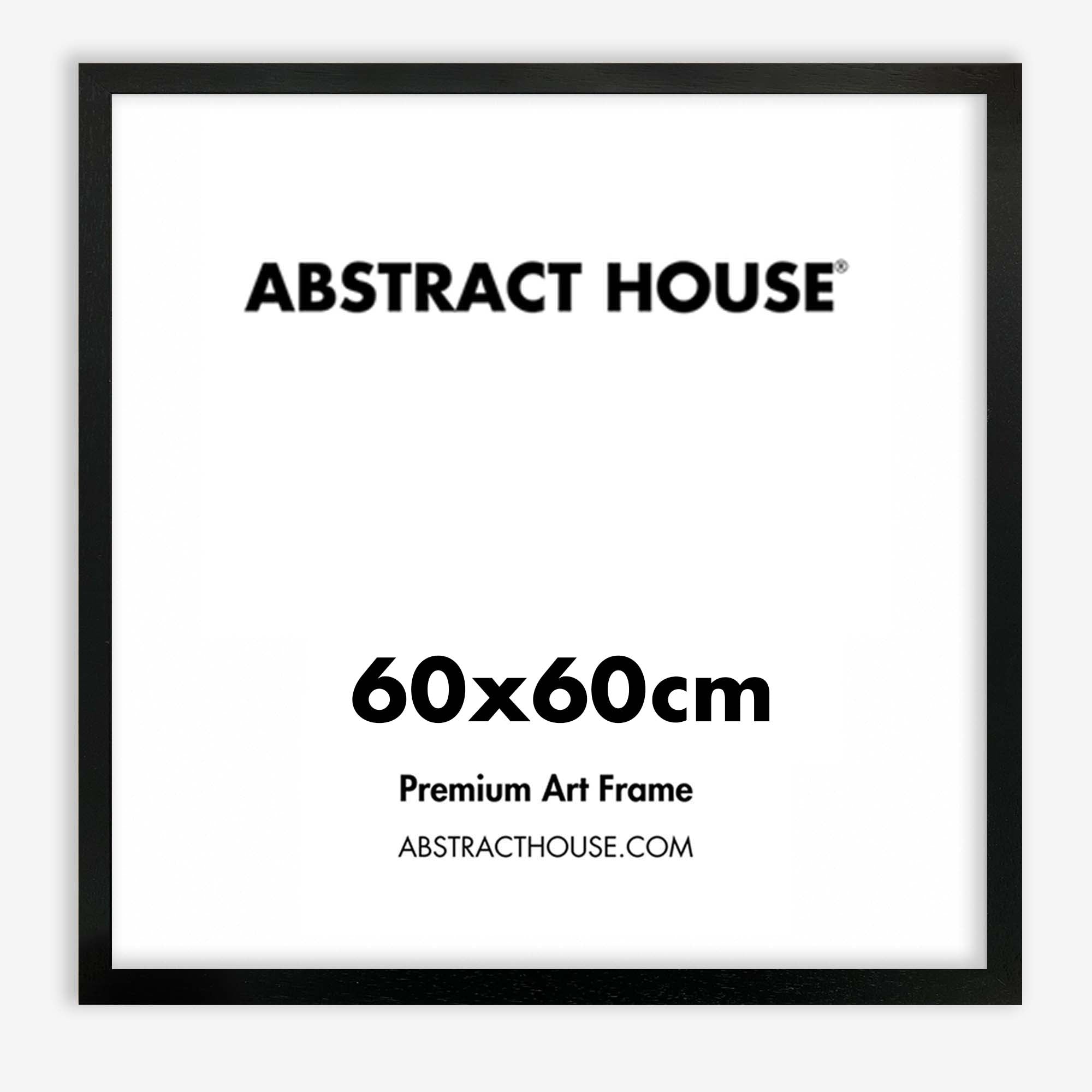 60 x 60 cm Wooden Picture Frame - Premium Solid Wood Square Photo Frame for Wall Art, Home Decor, and Gallery Displays - Perfect for Living Room, Bedroom, and Office Decorations