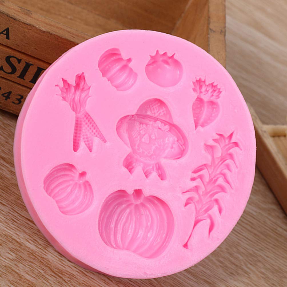 Premium Silicone Pumpkin Cake Mold - Fall & Thanksgiving Baking Supplies for DIY Desserts, Candy, and Vegetable Shaped Treats | Perfect for Home Bakers, Professional Chefs, and Holiday Kitchen Decor