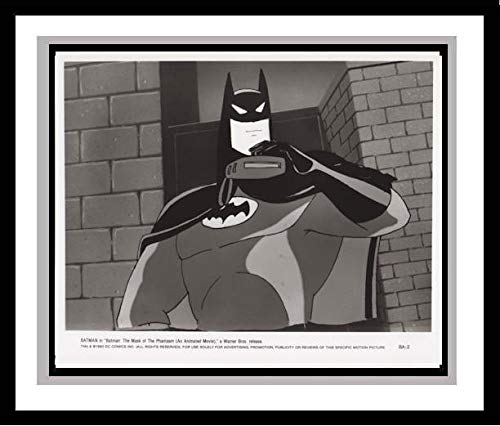 Batman Mask of the Phantasm Original 1993 Movie Lobby Card - DC Comics & Warner Bros. Vintage Collectible - Perfect for Superhero Fans, Home Theater Decor, and Comic Book Collections