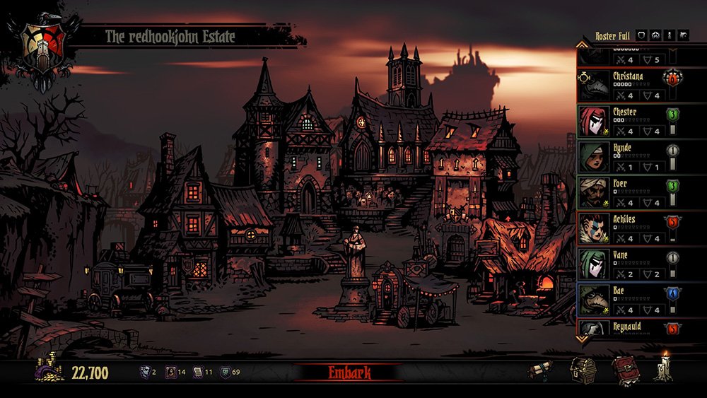 Darkest Dungeon Nintendo Switch Game - Japanese Import, Region Free - Horror RPG Adventure for Home & Travel Gaming