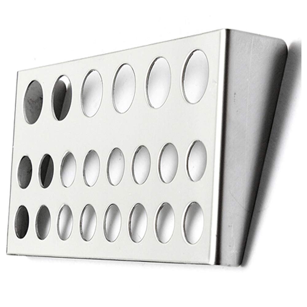 Professional Stainless Steel 22 Cups Tattoo Ink Cup Holder - Durable Tattoo Supply Organizer for Artists - Perfect for Tattoo Studios, Home Practice & Professional Tattooing Sessions