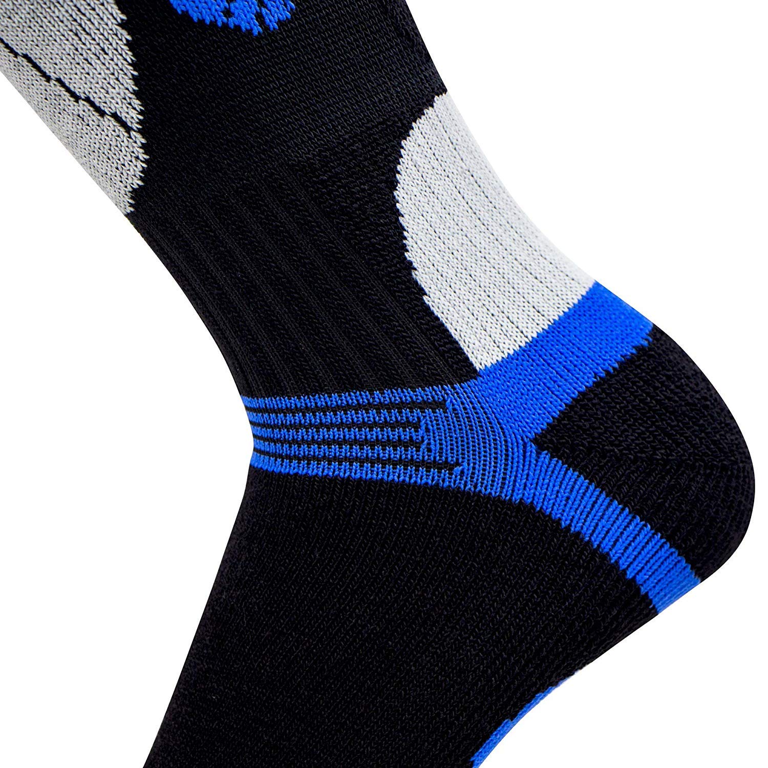 Premium Merino Wool Ski Socks for Men & Women - Thermal Winter Snowboarding Socks with Cushioning & Arch Support - Perfect for Skiing, Snowboarding & Cold Weather Outdoor Activities