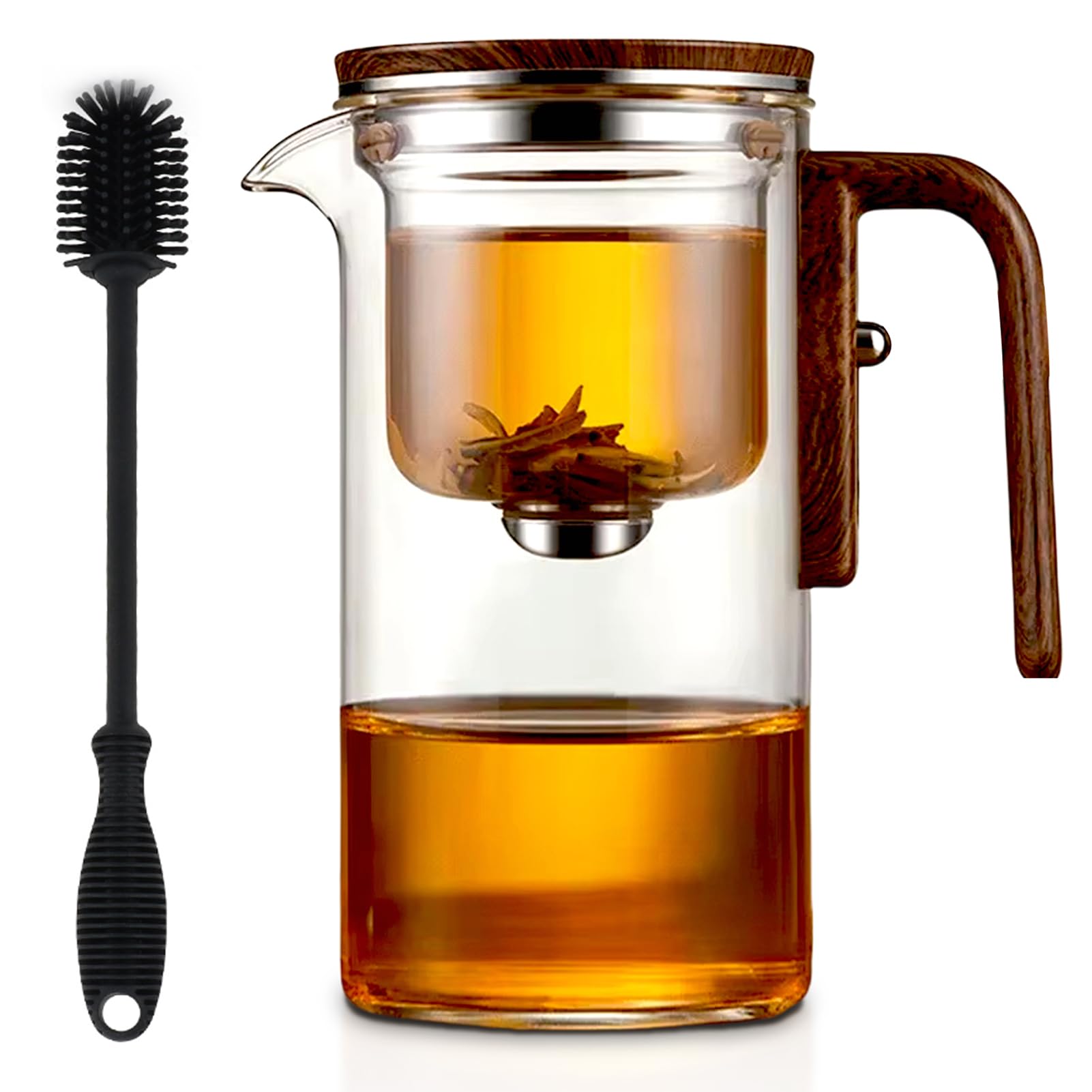 Enchantipot Magic Glass Teapot with Strainer - 720ml Enchantitea Witchcraft Teapot for Herbal Tea, Loose Leaf Tea & Blooming Tea | Perfect for Tea Ceremonies, Meditation & Witchcraft Rituals