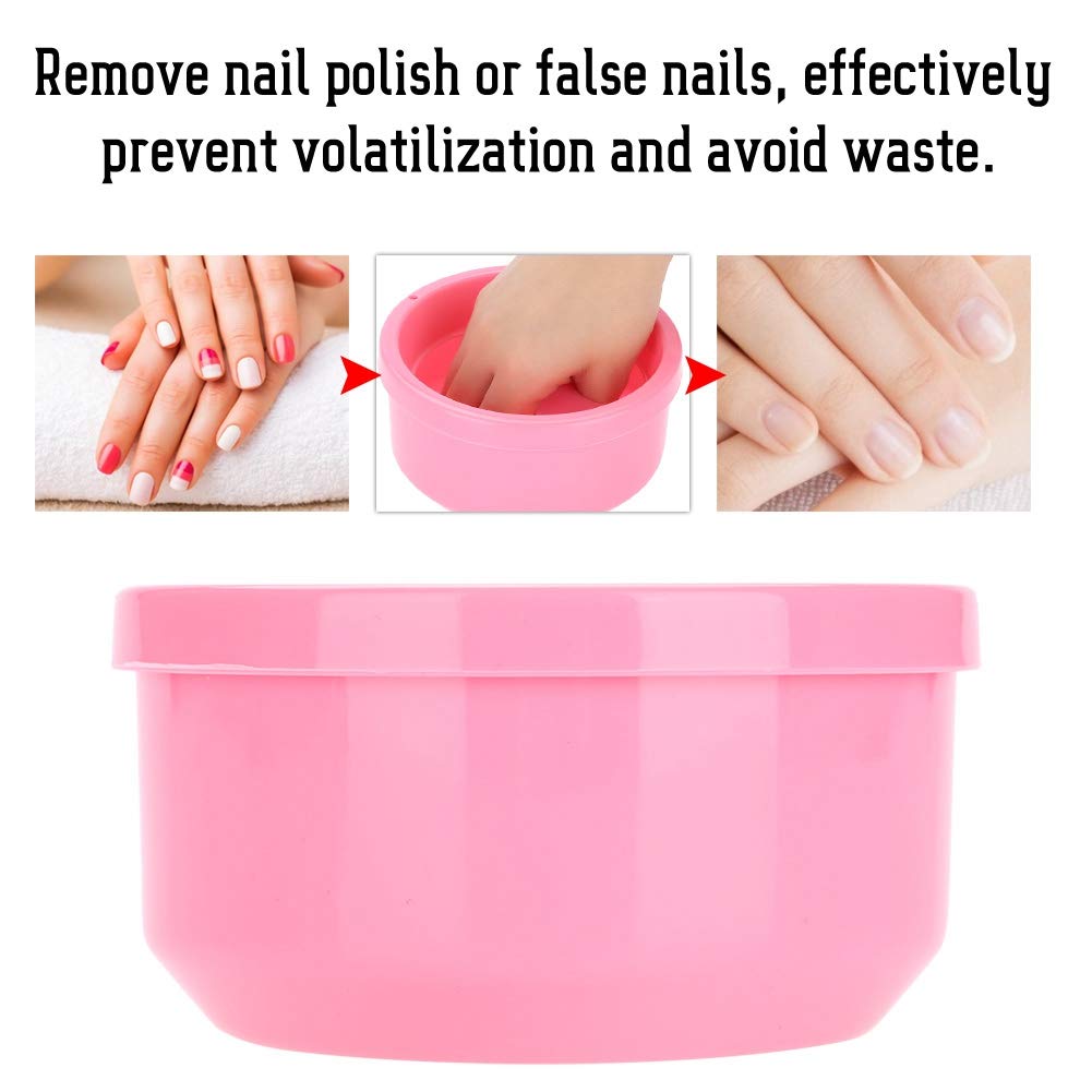 Professional Nail Art Soak Bowl - Manicure Tray for Polish Treatment & False Nail Removal | Nail Care Tool with Sterilization Function | Perfect for Salon, Home Spa & DIY Nail Treatments