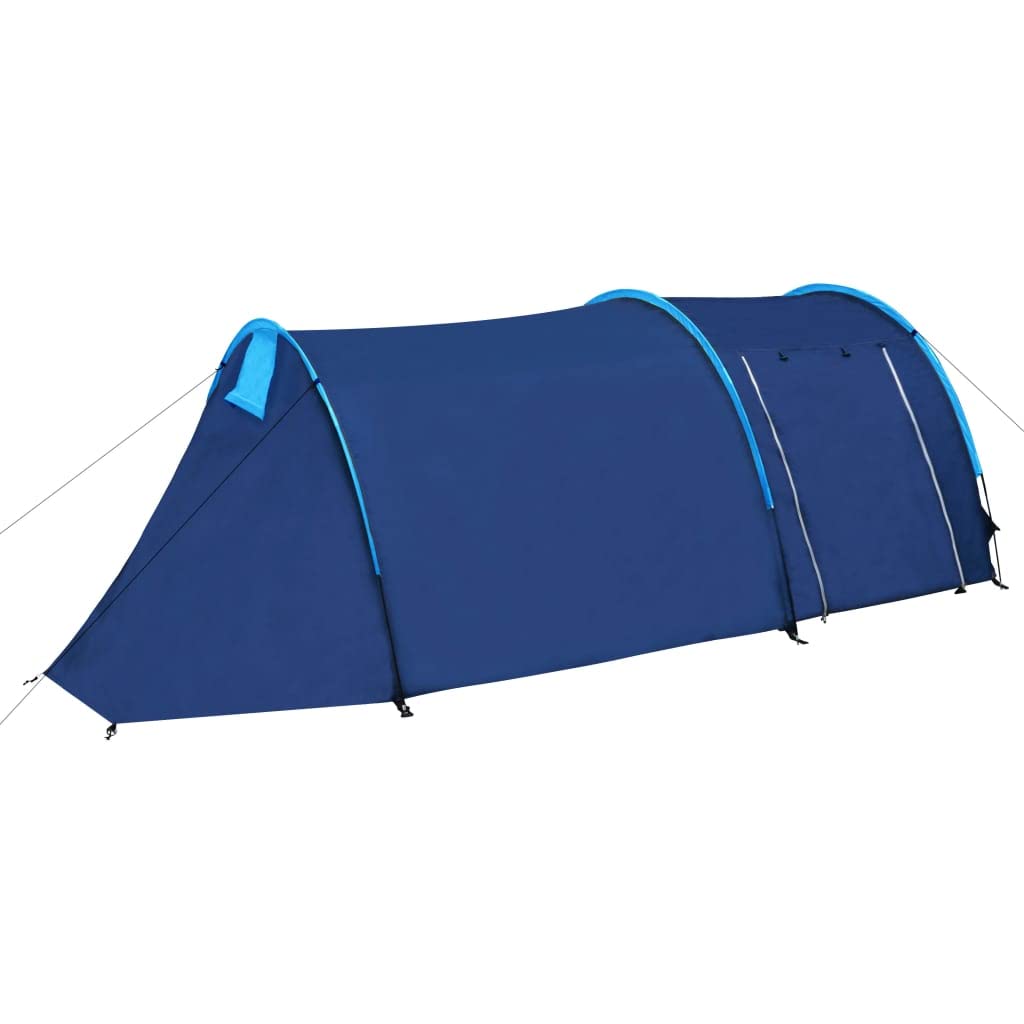 Aisifx 4 Person Camping Tent - Waterproof, Lightweight & Spacious for Outdoor Adventures - Navy Blue & Light Blue - Perfect for Family Camping, Hiking & Backpacking Trips