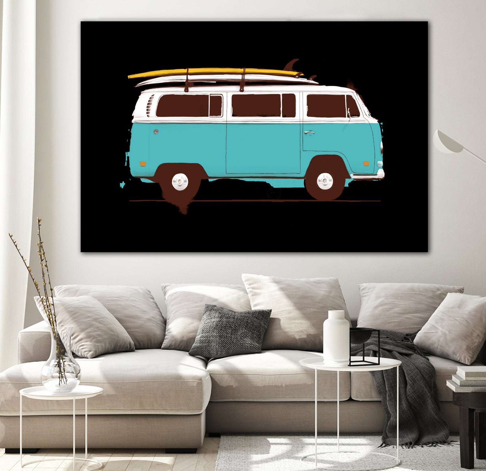 Blue Van for Camping & Road Trips - Spacious & Durable Outdoor Adventure Vehicle