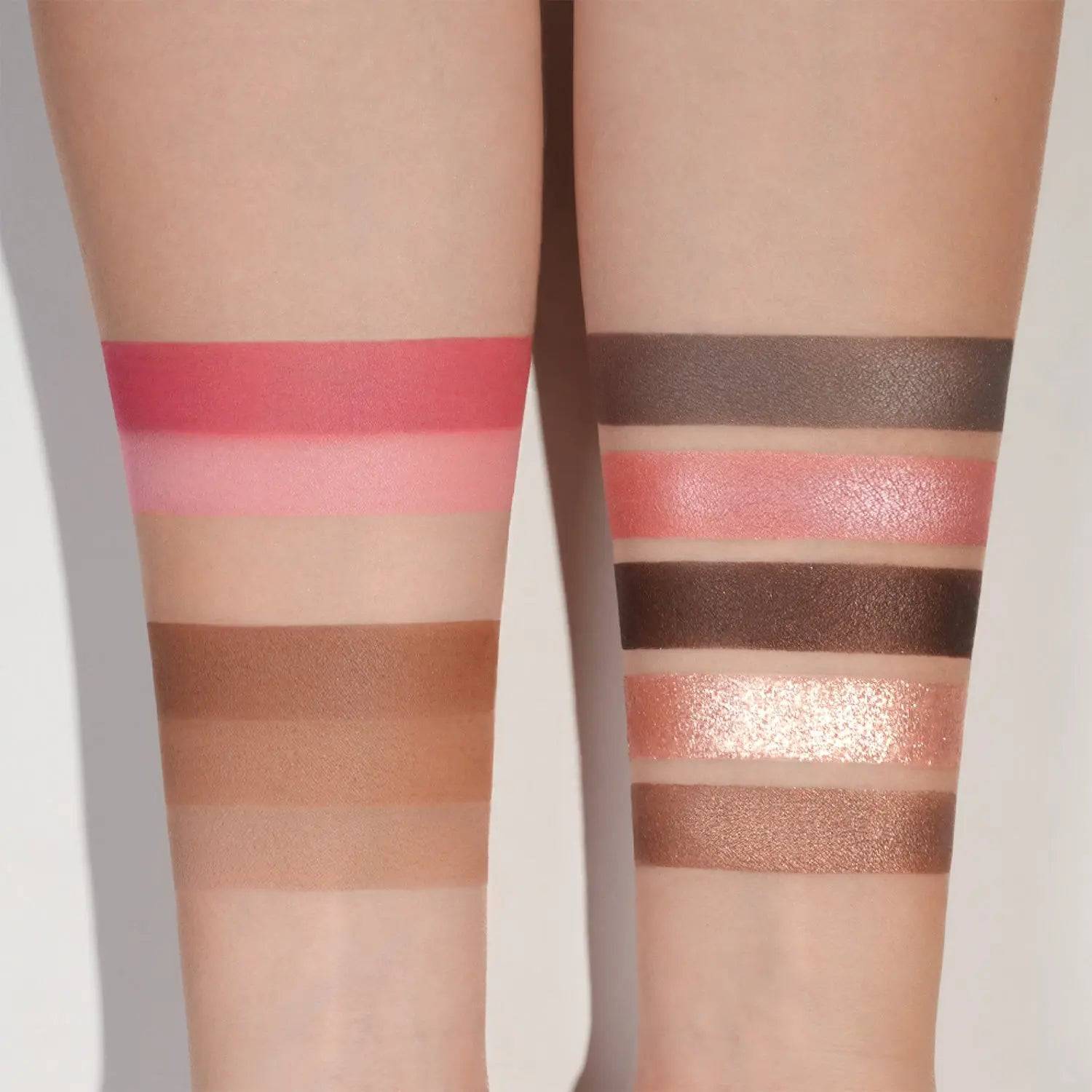 HY PER NATURAL FACE PALETTE - Vegan Makeup Palette with 12 Blendable Shades for Contouring, Highlighting & Blush - Perfect for Everyday Glam & Professional Makeup Looks