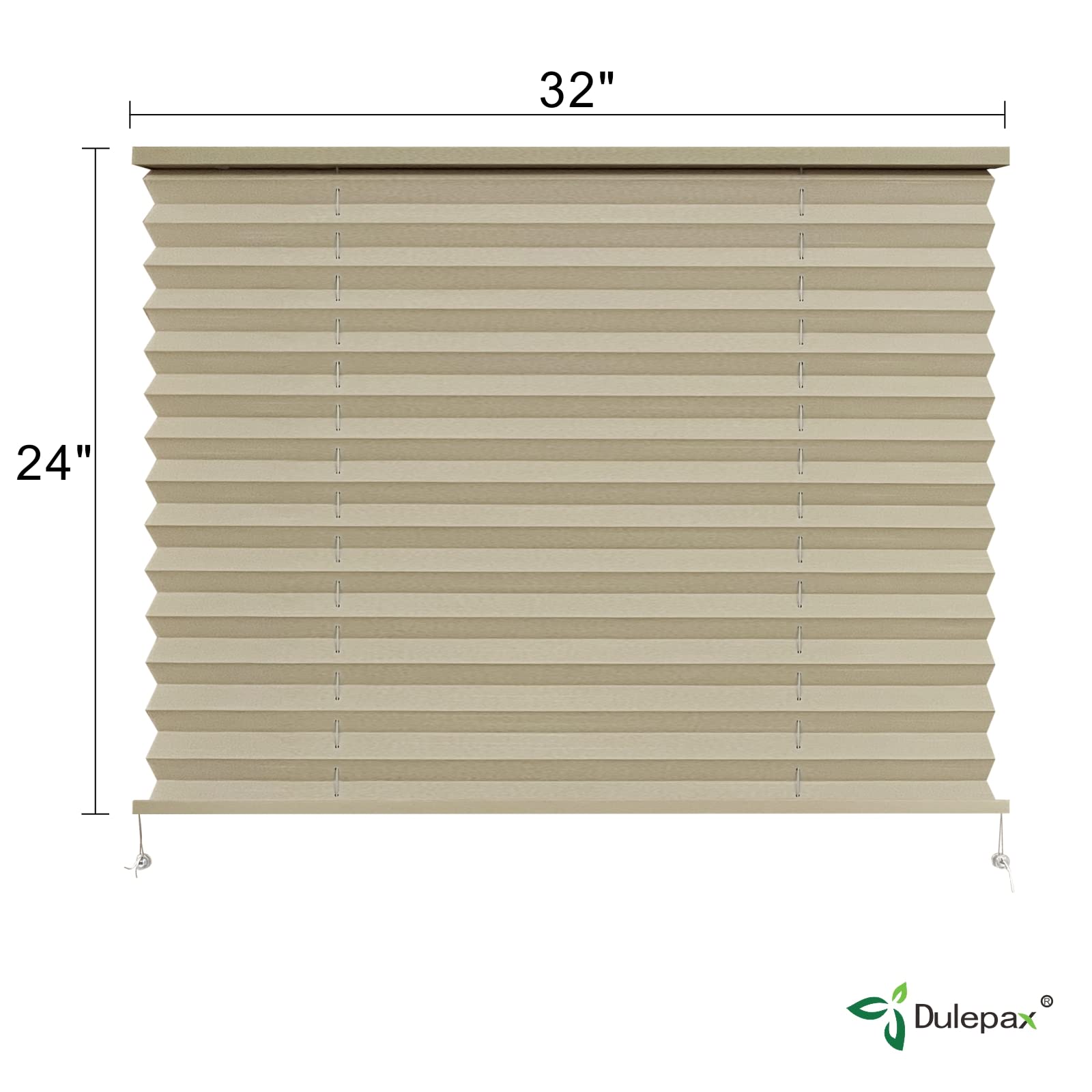 Dulepax RV Pleated Window Shades - 32