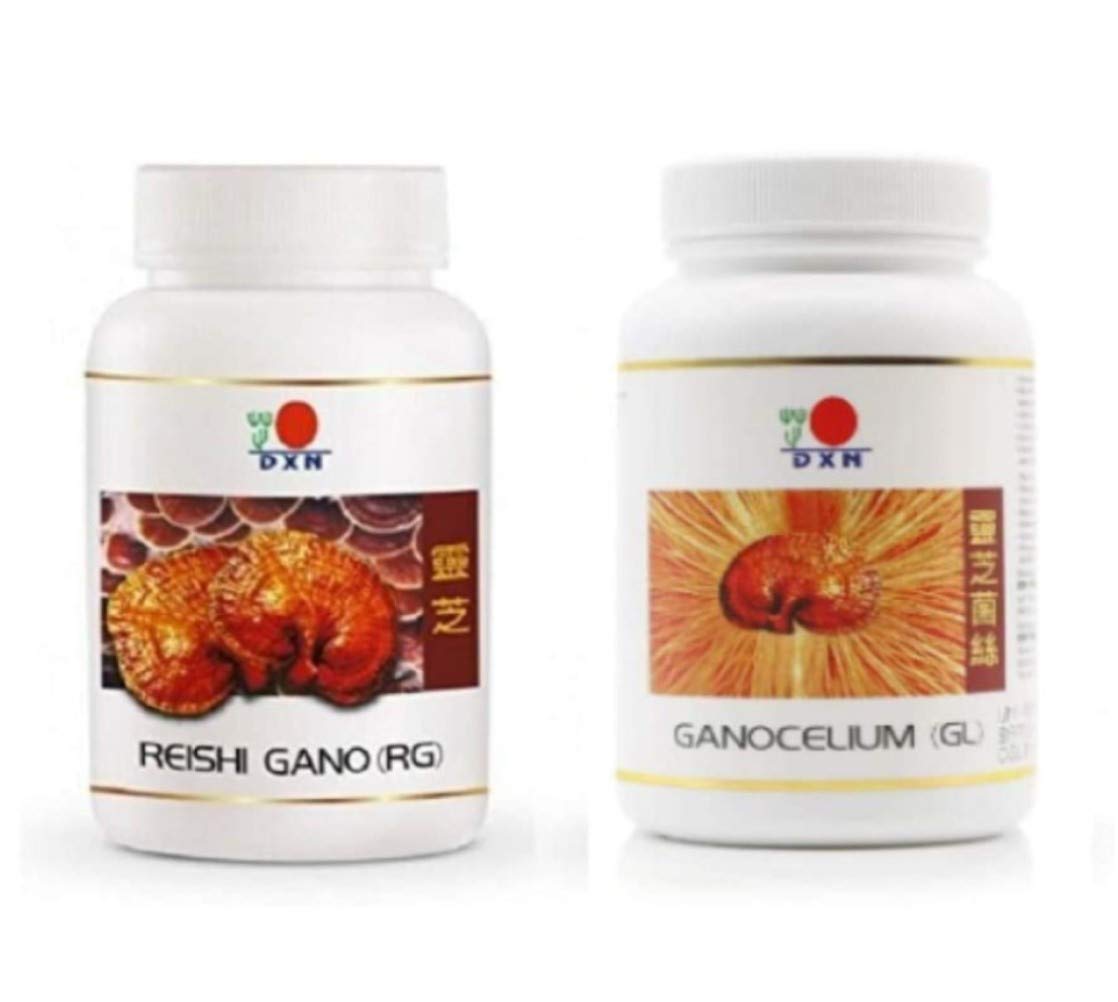10 Bottles DXN Reishi Gano RG 90 Capsules & 10 Bottles DXN Ganocelium GL 90 Capsules - Premium Mushroom Supplements for Immune Support, Energy Boost & Wellness - Perfect for Daily Health Routine & Natural Immunity Enhancement