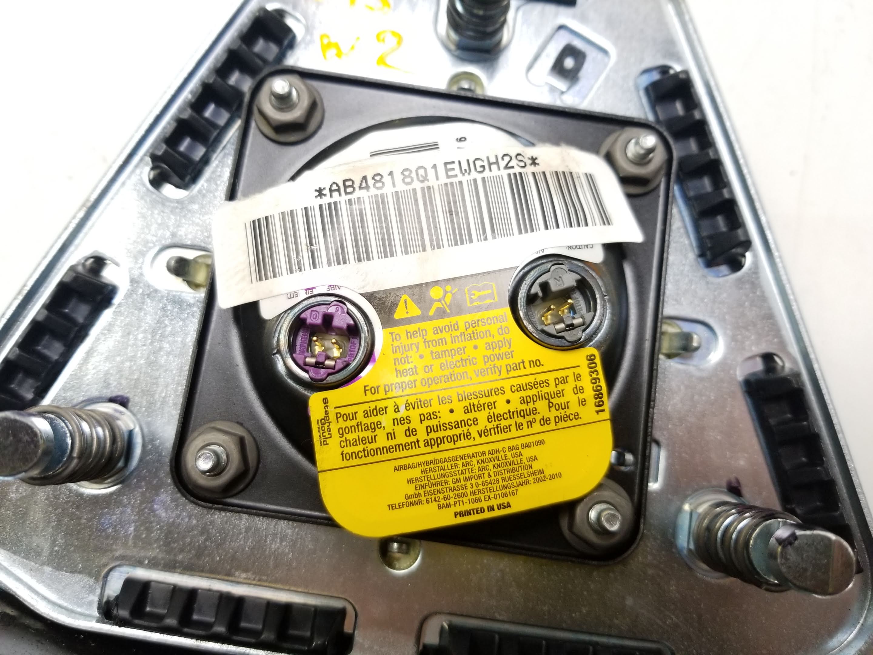 2003-2007 Cadillac CTS Driver Side Steering Wheel Airbag SRS Module OEM 84456396 - Left Front Replacement for Safe Driving & Accident Protection
