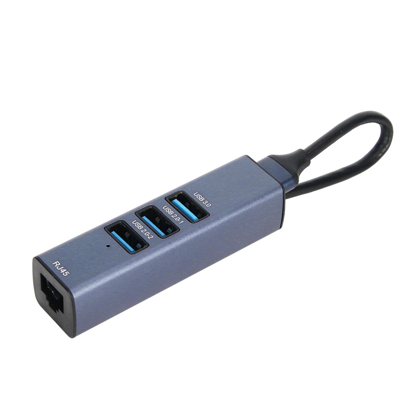 4-Port USB to Ethernet Adapter - Aluminum Alloy USB Ethernet Hub for Laptop, Tablet, PC | High-Speed Data Transfer & Stable Connection for Home Office, Gaming & Remote Work